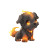 Fire Elemental Puppy Vinyl Car Decal Sticker – Waterproof & UV-Resistant 6.826666666666667"