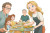 Family Meal Scene Vinyl Car Decal Sticker – Waterproof & UV-Resistant 2.986666666666667"