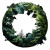 Tropical Leaf Frame Vinyl Car Decal Sticker – Waterproof & UV-Resistant 6.826666666666667"