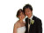 Japanese Wedding Couple Vinyl Car Decal Sticker – Waterproof & UV-Resistant 6.1866666666666665"