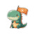 Chibi Crypto Crocodile Vinyl Car Decal Sticker – Waterproof & UV-Resistant 6.826666666666667"