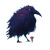 Dark Bird Creature Vinyl Car Decal Sticker – Waterproof & UV-Resistant 3.4133333333333336"