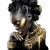 African Woman Portrait V28 Vinyl Car Decal Sticker – Waterproof & UV-Resistant 3.4133333333333336"