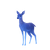Glowing Fantasy Deer Vinyl Car Decal Sticker – Waterproof & UV-Resistant 3.4133333333333336"