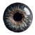 Human Eye Iris V2 Vinyl Car Decal Sticker – Waterproof & UV-Resistant 3.4133333333333336"
