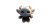 Fluffy Dystopian Goblin Vinyl Car Decal Sticker – Waterproof & UV-Resistant 2.72"
