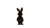 Bobo Rabbit Silhouette Vinyl Car Decal Sticker – Waterproof & UV-Resistant 2.72"