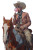 Cowboy Bubble Gum Vinyl Car Decal Sticker – Waterproof & UV-Resistant 8.96"