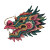 Chinese Dragon Head V12 Vinyl Car Decal Sticker – Waterproof & UV-Resistant 6.826666666666667"