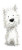 Cute Scribbled Terrier V4 Vinyl Car Decal Sticker – Waterproof & UV-Resistant 10.986666666666666"