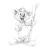 Cartoon Bear Cub V2 Vinyl Car Decal Sticker – Waterproof & UV-Resistant 3.466666666666667"