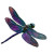 Mystical Dragonfly Vinyl Car Decal Sticker – Waterproof & UV-Resistant 3.4133333333333336"
