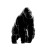 Simple Gorilla Drawing Vinyl Car Decal Sticker – Waterproof & UV-Resistant 3.4133333333333336"