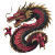 Dragon Vector Logo Vinyl Car Decal Sticker – Waterproof & UV-Resistant 3.4133333333333336"