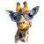 Smiling Sunglassed Giraffe Vinyl Car Decal Sticker – Waterproof & UV-Resistant 6.826666666666667"