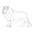 Lion Coloring Page V2 Vinyl Car Decal Sticker – Waterproof & UV-Resistant 3.4133333333333336"