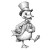 Dapper Duck Vinyl Car Decal Sticker – Waterproof & UV-Resistant 3.4133333333333336"