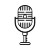 Classic Microphone Icon Vinyl Car Decal Sticker – Waterproof & UV-Resistant 3.4133333333333336"