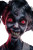 Cartoonish Zombie Vinyl Car Decal Sticker – Waterproof & UV-Resistant 8.96"