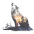 Beautiful Wolf Vinyl Car Decal Sticker – Waterproof & UV-Resistant 3.4133333333333336"