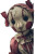 Terrifying Rag Doll V2 Vinyl Car Decal Sticker – Waterproof & UV-Resistant 8.96"