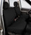 Ultimate Protection! Covercraft SeatSaver Bucket Seat Covers | Polycotton Charcoal Black | Slip On/Off, UV Block, Washer/Dryer Safe | Set of 2
