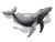Whale Tale Graphic Vinyl Car Decal Sticker – Waterproof & UV-Resistant 6.1866666666666665"