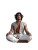 Meditating Indian Man V2 Vinyl Car Decal Sticker – Waterproof & UV-Resistant 8.213333333333333"