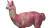 Pink Llama Vinyl Car Decal Sticker – Waterproof & UV-Resistant 2.72"
