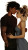 Young Couple Kissing V5 Vinyl Car Decal Sticker – Waterproof & UV-Resistant 9.706666666666667"