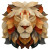 Lion Head Design Vinyl Car Decal Sticker – Waterproof & UV-Resistant 3.4133333333333336"
