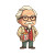 Kfc Colonel Kawaii Vinyl Car Decal Sticker – Waterproof & UV-Resistant 3.4133333333333336"