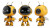Robotic Bee Character Vinyl Car Decal Sticker – Waterproof & UV-Resistant 5.4