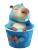 Capybara Coffee Cup Vinyl Car Decal Sticker – Waterproof & UV-Resistant 8.213333333333333"