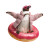 Girly Penguin Sliding Vinyl Car Decal Sticker – Waterproof & UV-Resistant 3.4133333333333336"
