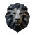 Geometric Lion Sculpture Vinyl Car Decal Sticker – Waterproof & UV-Resistant 3.4133333333333336"