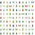 Cartoon Bug Pattern Vinyl Car Decal Sticker – Waterproof & UV-Resistant 6.826666666666667"