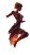 Molten Lava Warrior Vinyl Car Decal Sticker – Waterproof & UV-Resistant 9.706666666666667"