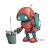 Cleaning Robot V3 Vinyl Car Decal Sticker – Waterproof & UV-Resistant 6.826666666666667"