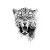 Angry Leopard Head Vinyl Car Decal Sticker – Waterproof & UV-Resistant 3.4133333333333336"