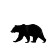 Walking Bear Silhouette Vinyl Car Decal Sticker – Waterproof & UV-Resistant 6.826666666666667"