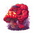 Red Hulk Mushroom Vinyl Car Decal Sticker – Waterproof & UV-Resistant 3.4133333333333336"