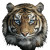 Tiger Head V4 Vinyl Car Decal Sticker – Waterproof & UV-Resistant 6.826666666666667"