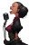 Dreamlike Jazz Singer V2 Vinyl Car Decal Sticker – Waterproof & UV-Resistant 4.4