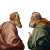 Saints Arguing Vinyl Car Decal Sticker – Waterproof & UV-Resistant 3.4133333333333336"