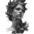 Greek Goddess Portrait V4 Vinyl Car Decal Sticker – Waterproof & UV-Resistant 3.4133333333333336"