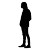 Silhouette Man V3 Vinyl Car Decal Sticker – Waterproof & UV-Resistant 3.4133333333333336"