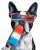 Patriotic Boston Terrier Vinyl Car Decal Sticker – Waterproof & UV-Resistant 8.0"