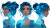 Futuristic Ai Character V3 Vinyl Car Decal Sticker – Waterproof & UV-Resistant 2.72"