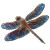 Glass Dragonfly V2 Vinyl Car Decal Sticker – Waterproof & UV-Resistant 6.826666666666667"